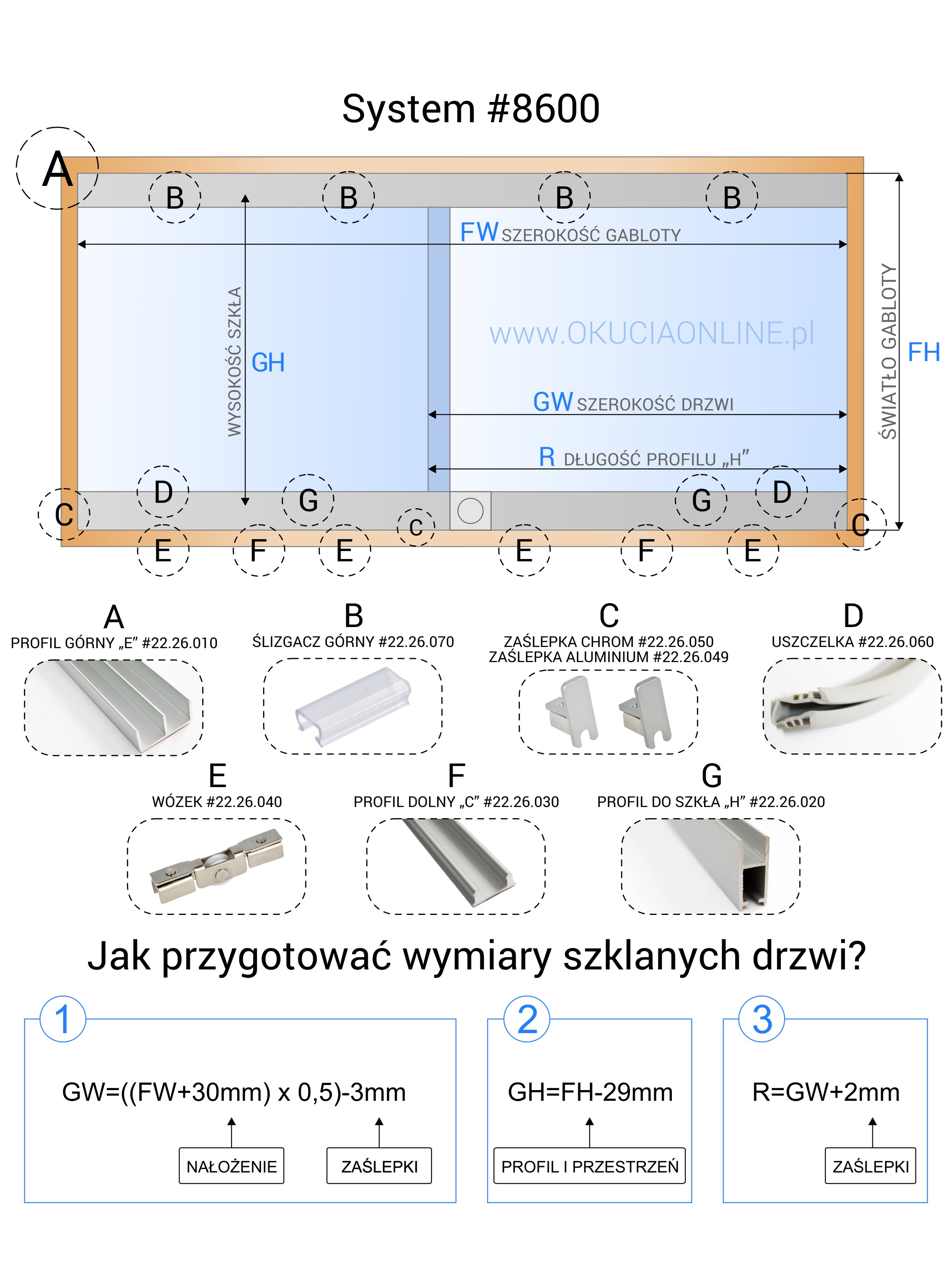 System przesuwny 8600 i 2010