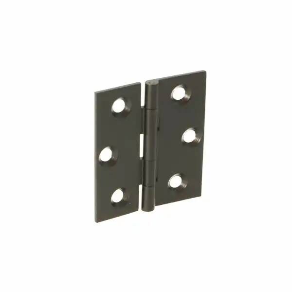 Zawias pasowy 40x35x1,4mm z mosiądzu czarny mat
