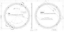 Obrotnica meblowa LAZY SUSAN 600mm 360st aluminiowa kulki ze stali nierdzewnej 190kg - 3