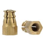 Mufa mosiężna wbijana rozporowa M4x7,5mm EXPANSION - 2