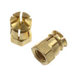 Mufa mosiężna wbijana rozporowa M4x7,5mm EXPANSION - 3