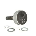 Zamek szyfrowy elektroniczny na odcisk palca PHIL fi19x30mm czarny - 2