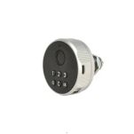 Zamek szyfrowy elektroniczny na odcisk palca PHIL fi19x30mm czarny - 5