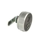 Zamek szyfrowy elektroniczny na odcisk palca PHIL fi19x30mm czarny - 6