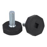 Stopka meblowa OCTO M8x21mm 27mm czarna - 2