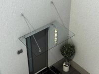 Pręt do zadaszenia ze szkła 1000mm SS316 - 2
