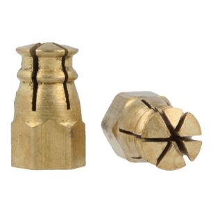 Mufa mosiężna wbijana rozporowa M4x10mm EXPANSION