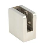 Zacisk szkła SQUARE 6-10,76mm SS316 stal szczotkowana - 2