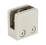 Zacisk szkła SQUARE 6-10,76mm SS316 stal szczotkowana - 3