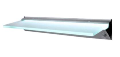 Wspornik LED z półka szklaną 500x175x70mm