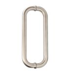 Pochwyt drzwiowy OVAL fi32x632mm stal nierdz. szczotkowana - 2