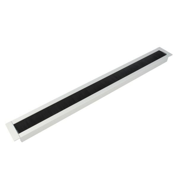 Przepust kablowy NS 45x427x19mm aluminium anoda z czarna szczotką