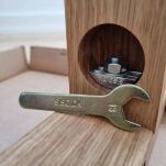 Złącze meblowe MAXI LUNA podkładka z nakrętką M8 pod otwór fi40mm stal - 4