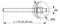 MAXI LUNA podkładka śruba m8 ż.ocynk - 3