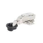 Zawias szkła MINI Cichy Domyk nakładany 4-6mm otwarcie 95 stopni - 5