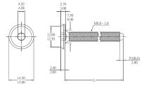 Śruba M6x20mm ż. ocynk - 5