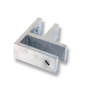 Zacisk szkła HEAVY szkło/szkło 90st SS304
