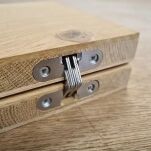 Zawias do blatów składanych stołu VICI 70x16mm 180st SS - 8