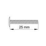 Wkręt uchwytu meblowego M4x25mm do gałek j.ocynk - 4