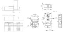 Zawias FLAP fi30x10mm znal niklowany - 4