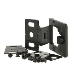 Zawias EASY do drzwi wpuszczanych 14-16mm, czarny