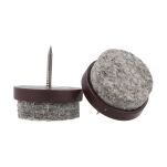 Ślizgacz z filcem fi22x8mm brąz - 2