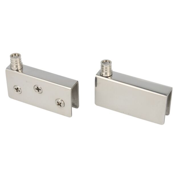 Zawias osiowy do szkła SISO LARGE 10mm stal nierdzewna PARA