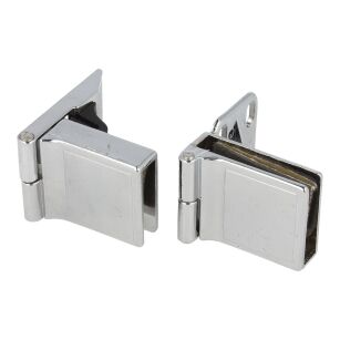 Zawias szkła D-13/2 chrom/Cena za 1parę