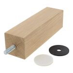 Noga meblowa dębowa 160mm olejowana KOMPLET - 4