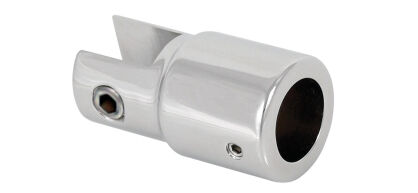 Łącznik szkła z rurą kabiny prysznicowej fi19mm 8-10mm mosiężny chrom