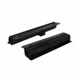 Prowadnica do szuflad pod schodami 400mm H54mm czarny mat