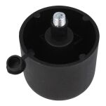 Stopka meblowa regulowana fi50 h43-53mm czarna - 2