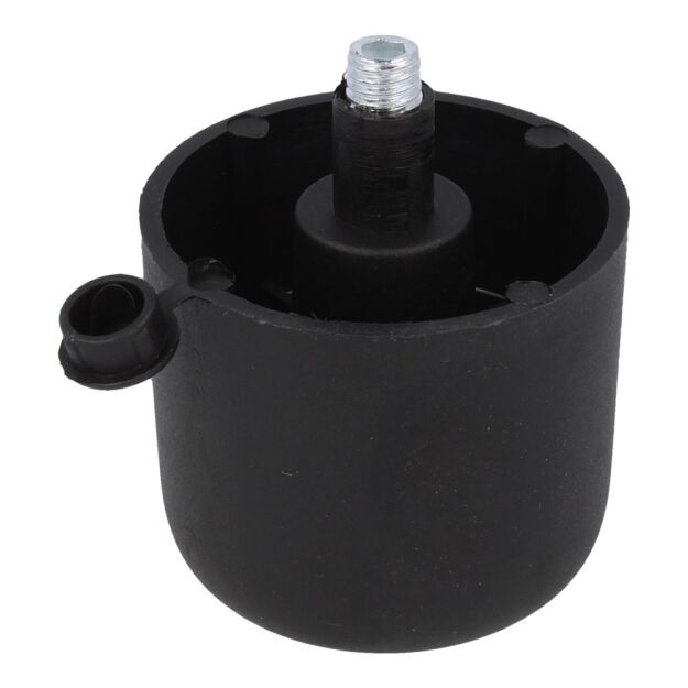 Stopka meblowa regulowana fi50 h43-53mm czarna