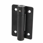 Zawias do kabin toaletowych WC SISO ze sprężyną samodomykający SS304 90x56x2mm czarny - 2