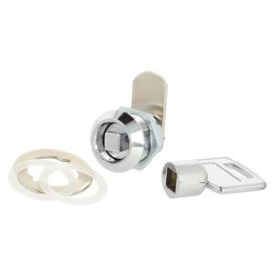 Zamek na klucz kwadratowy SISO X1920 grubość płyty max 12mm A01 chrom