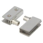Zawias osiowy do szkła SISO SMALL 6mm stal nierdzewna PARA - 3