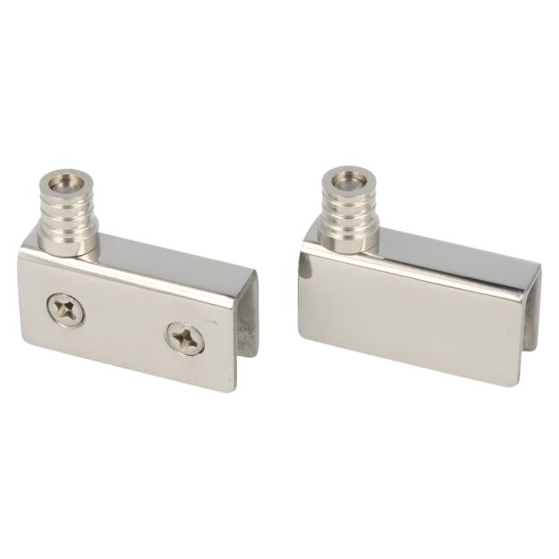 Zawias osiowy do szkła SISO SMALL 6mm stal nierdzewna PARA