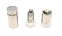 Szyld Śruba mosiądz fi13x19mm SS - 2