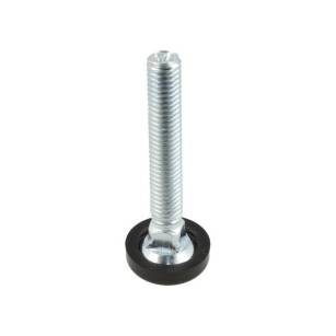 Stopka meblowa M8x50mm/PZD+klucz/czarna