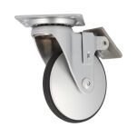 Kółko meblowe PRATO fi75 z płytką montażową 60x60mm z hamulcem - 2