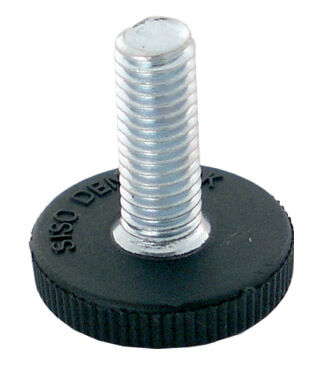 Stopka meblowa ALPHA M8x26mm fi38 czarna