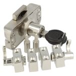 Zamek baskwilowy trzypunktowy SISO X922 fi16,5x22mm jeden numer klucza D20 CK - 2