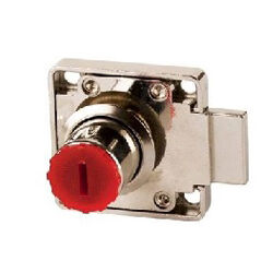 Zamek meblowy kwadratowy SISO X850 fi19x22mm korpus lewy