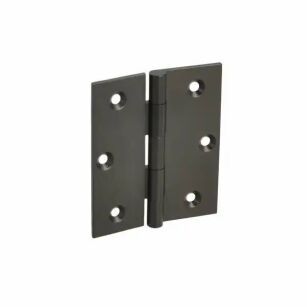 Zawias pasowy 60x50x1,8mm z mosiądzu czarny mat