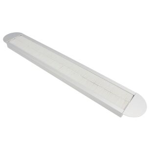 Przepust NSII 69x450x19 oval aluminium anoda z białą szczotką