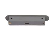 Ładowarka 2x port USB srebrna/wpuszczana/80x18x12mm/komplet z zasilaczem - 3