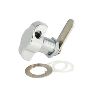 Zamek krzywkowy na kłódkę SISO CAM 300L 90st z gwintem 25mm chrom A04