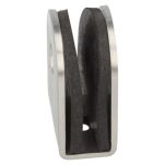Mocowanie paneli U kabin toaletowych WC 10-18mm SS304 - 2