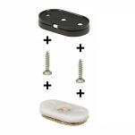 QC podstawa wkręc. 30x20mm + wkładka ultra soft - 2