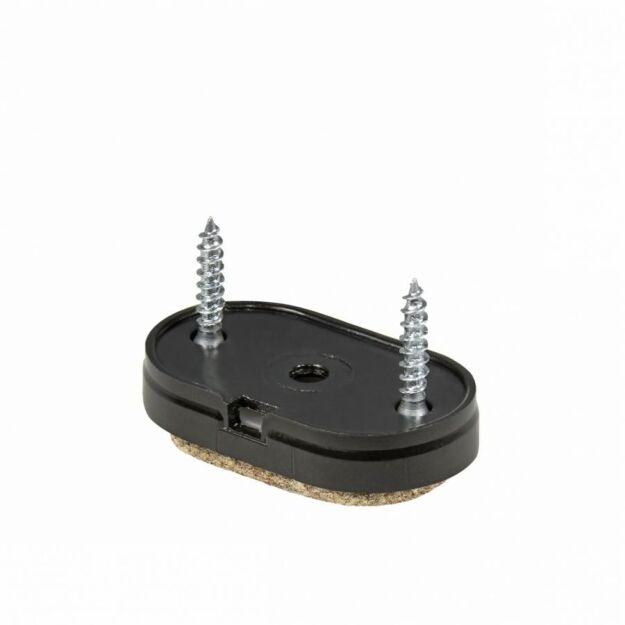 QC podstawa wkręc. 30x20mm + wkładka ultra soft